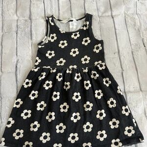 H&M Black and White Floral Kids Dress